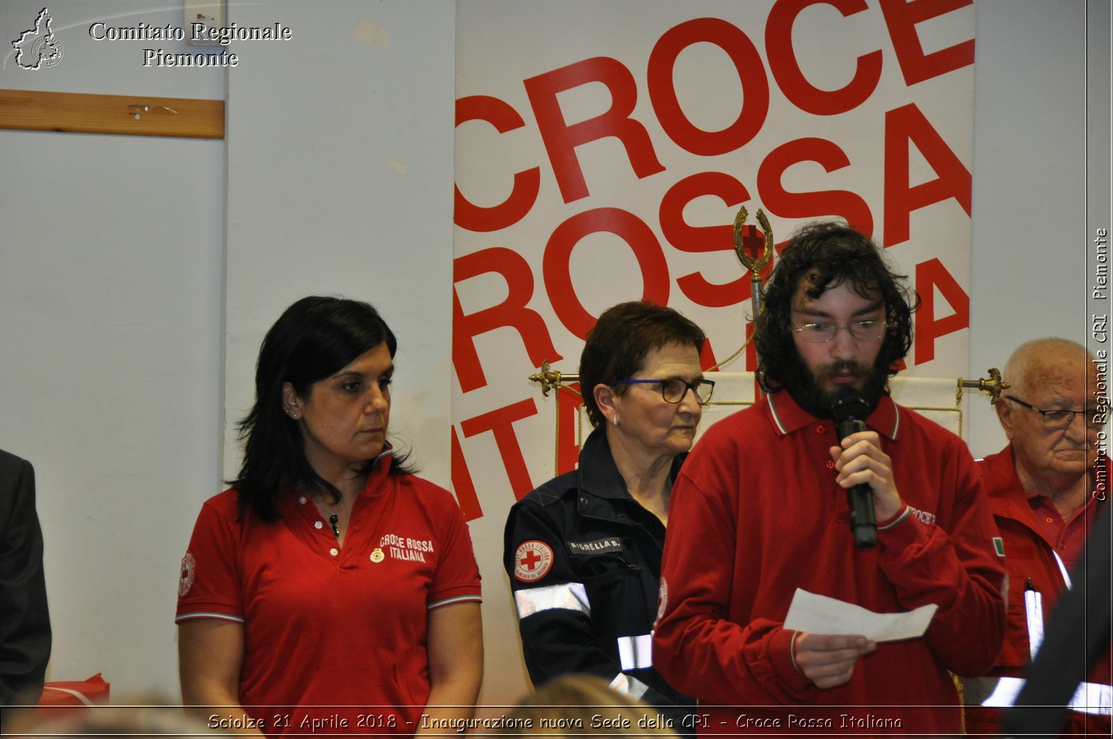 Sciolze 21 Aprile 2018 - Inaugurazione nuova Sede della CRI - Croce Rossa Italiana- Comitato Regionale del Piemonte