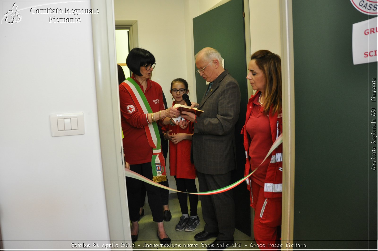 Sciolze 21 Aprile 2018 - Inaugurazione nuova Sede della CRI - Croce Rossa Italiana- Comitato Regionale del Piemonte