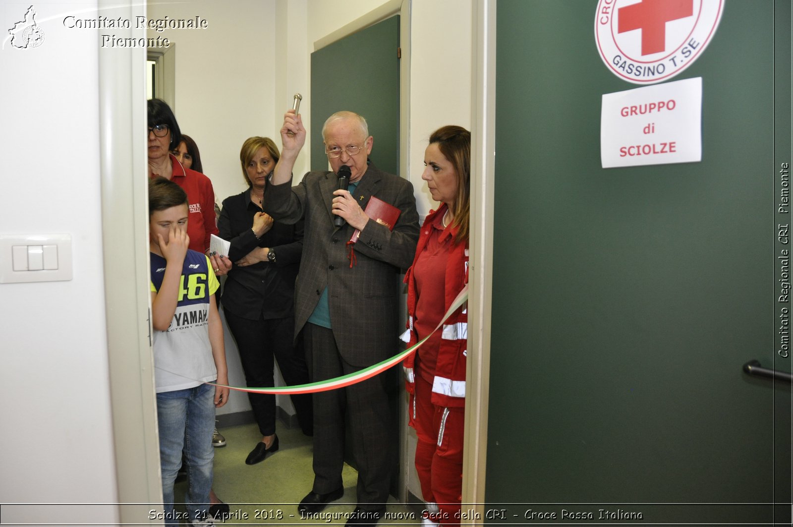 Sciolze 21 Aprile 2018 - Inaugurazione nuova Sede della CRI - Croce Rossa Italiana- Comitato Regionale del Piemonte