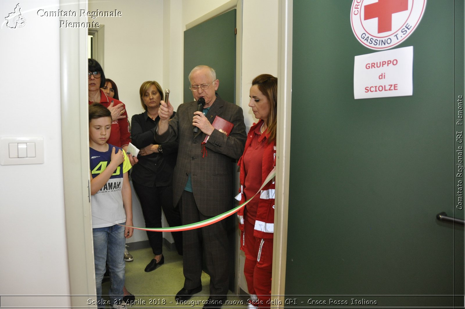 Sciolze 21 Aprile 2018 - Inaugurazione nuova Sede della CRI - Croce Rossa Italiana- Comitato Regionale del Piemonte