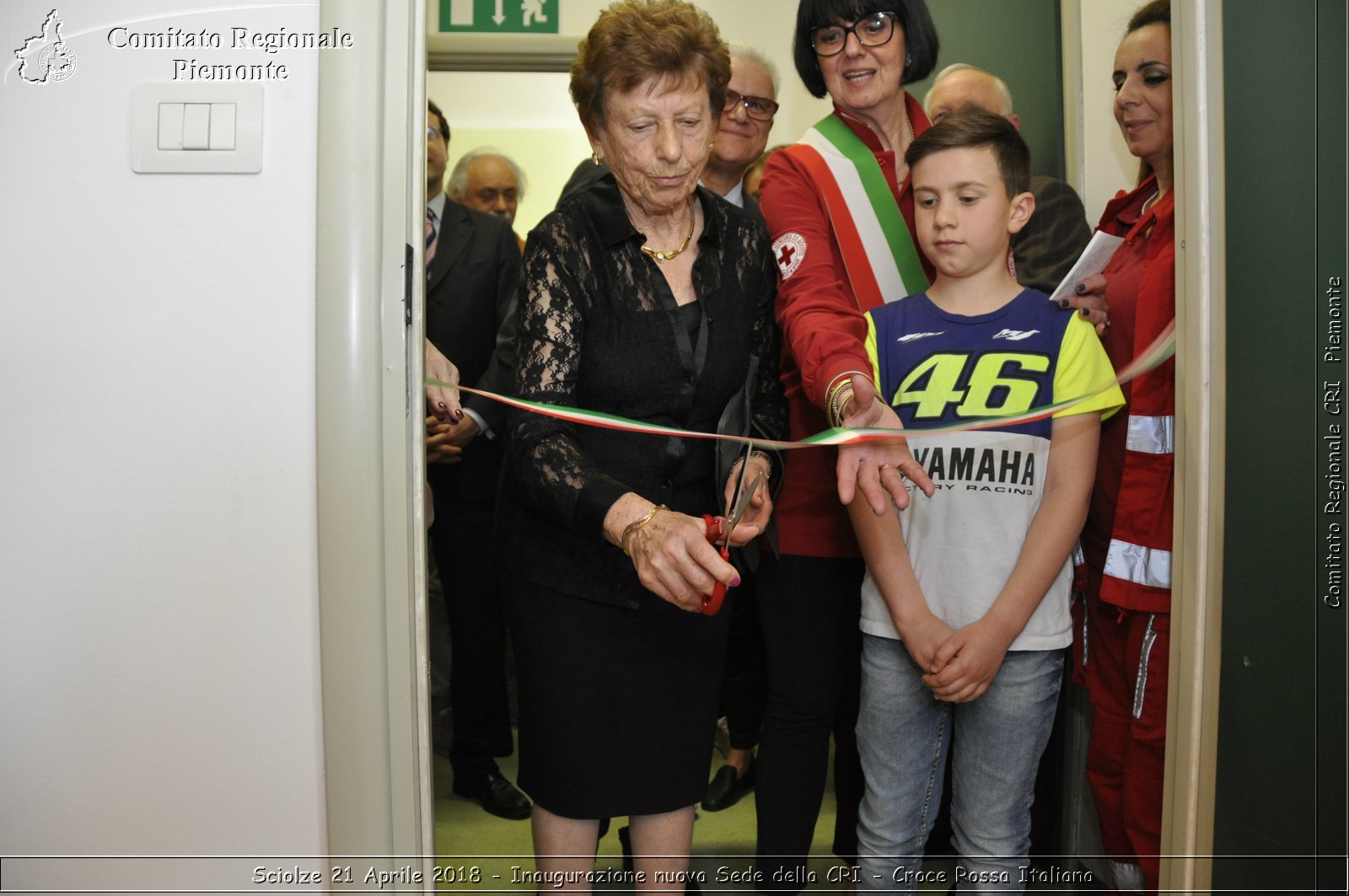 Sciolze 21 Aprile 2018 - Inaugurazione nuova Sede della CRI - Croce Rossa Italiana- Comitato Regionale del Piemonte