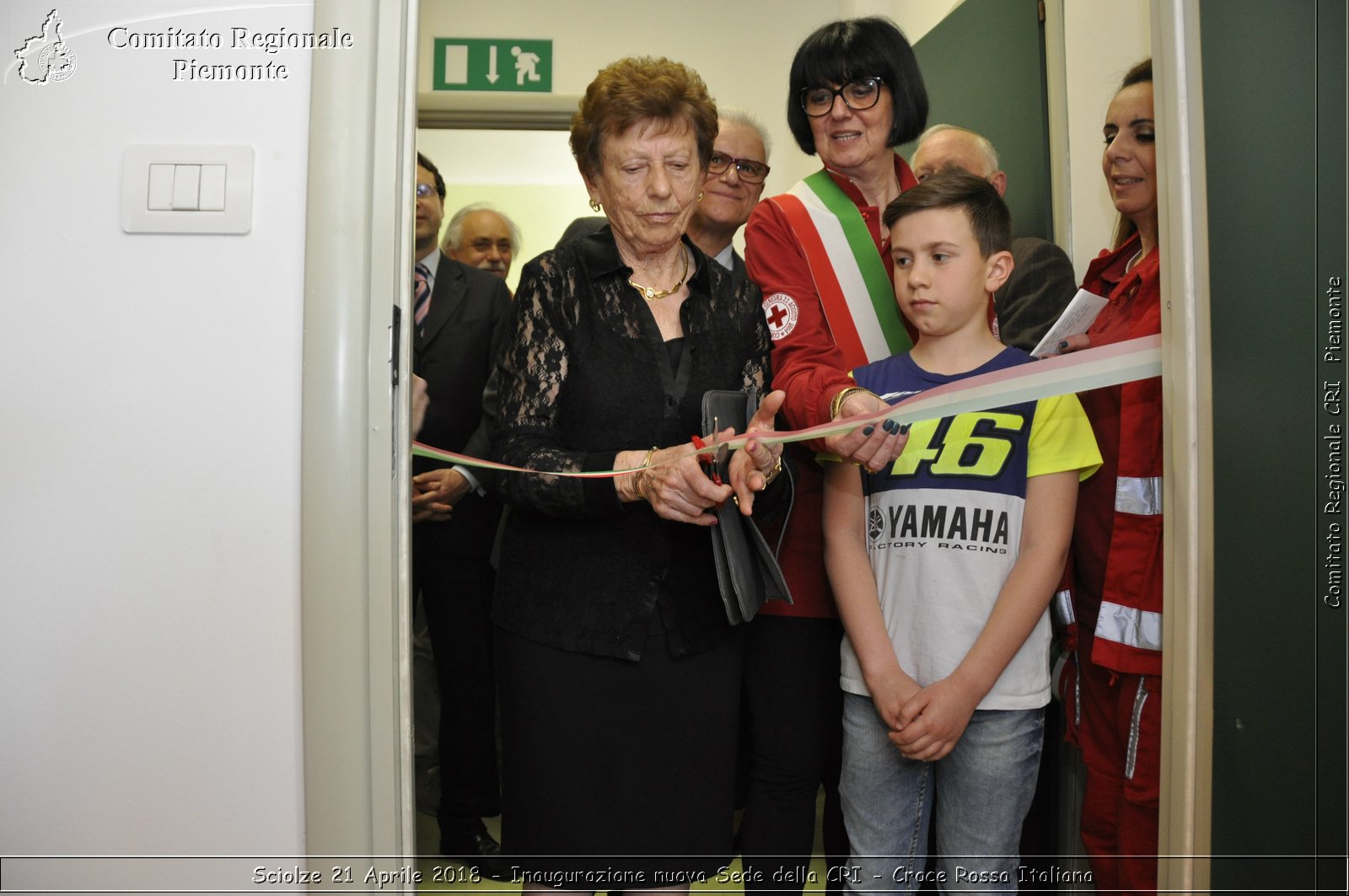 Sciolze 21 Aprile 2018 - Inaugurazione nuova Sede della CRI - Croce Rossa Italiana- Comitato Regionale del Piemonte