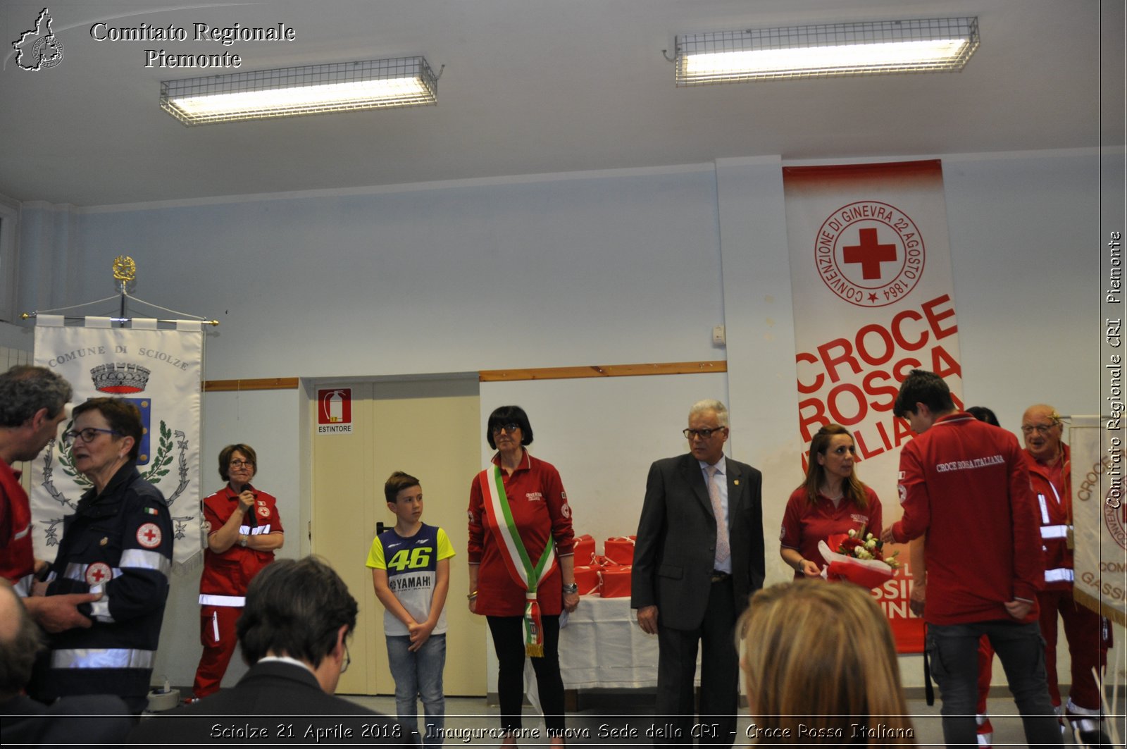 Sciolze 21 Aprile 2018 - Inaugurazione nuova Sede della CRI - Croce Rossa Italiana- Comitato Regionale del Piemonte