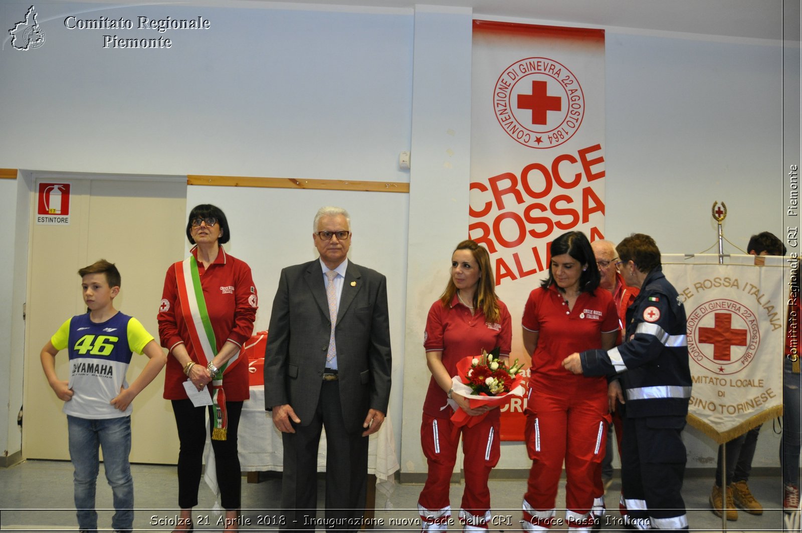 Sciolze 21 Aprile 2018 - Inaugurazione nuova Sede della CRI - Croce Rossa Italiana- Comitato Regionale del Piemonte