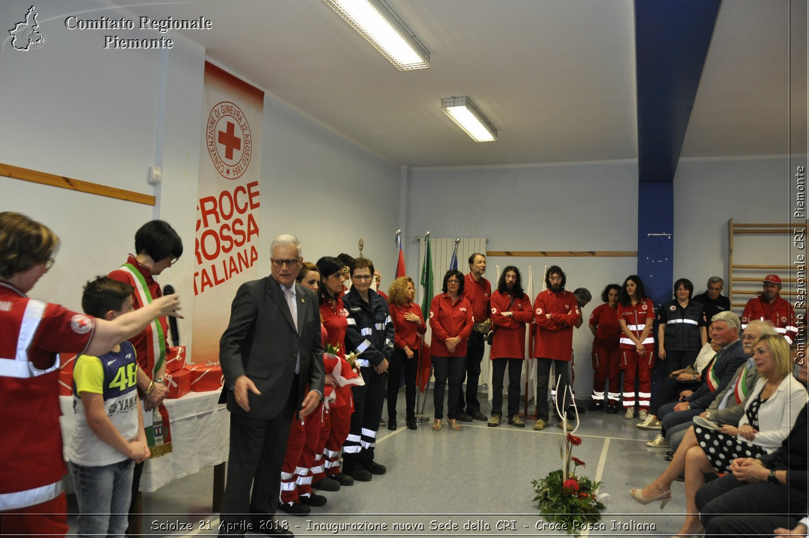 Sciolze 21 Aprile 2018 - Inaugurazione nuova Sede della CRI - Croce Rossa Italiana- Comitato Regionale del Piemonte