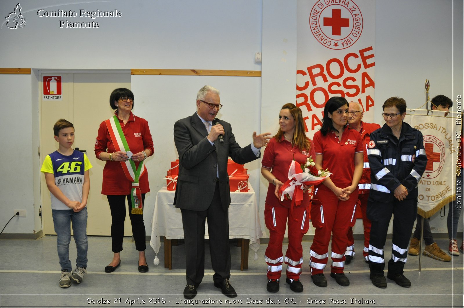 Sciolze 21 Aprile 2018 - Inaugurazione nuova Sede della CRI - Croce Rossa Italiana- Comitato Regionale del Piemonte