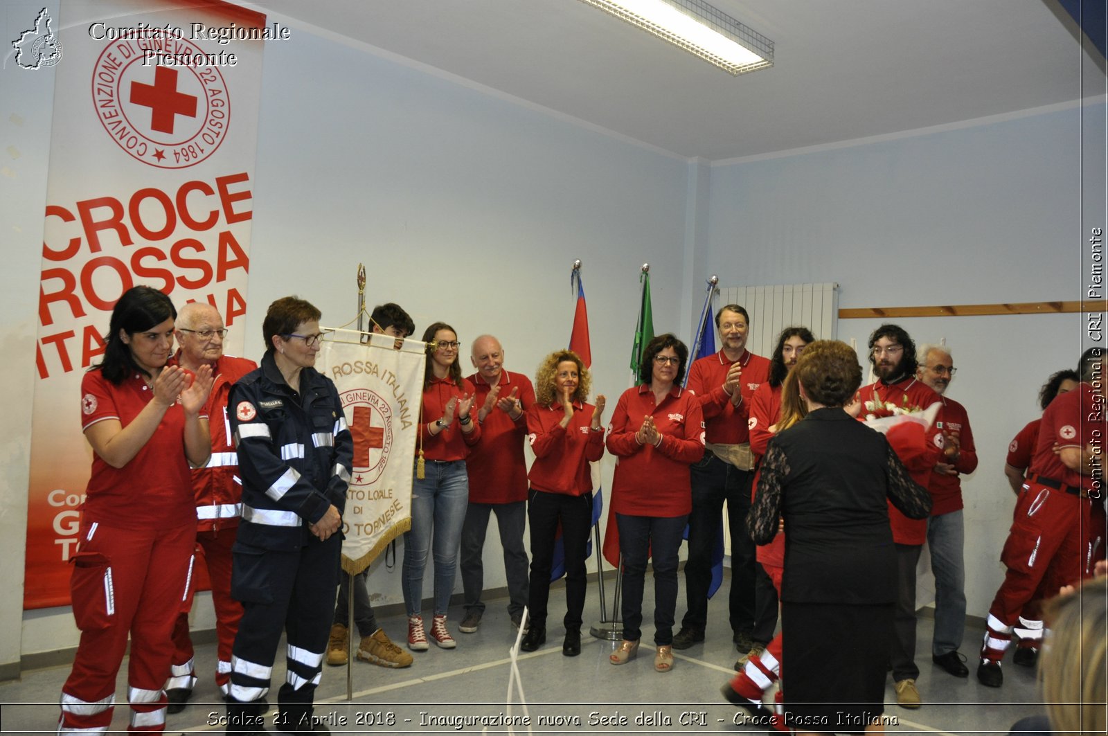 Sciolze 21 Aprile 2018 - Inaugurazione nuova Sede della CRI - Croce Rossa Italiana- Comitato Regionale del Piemonte