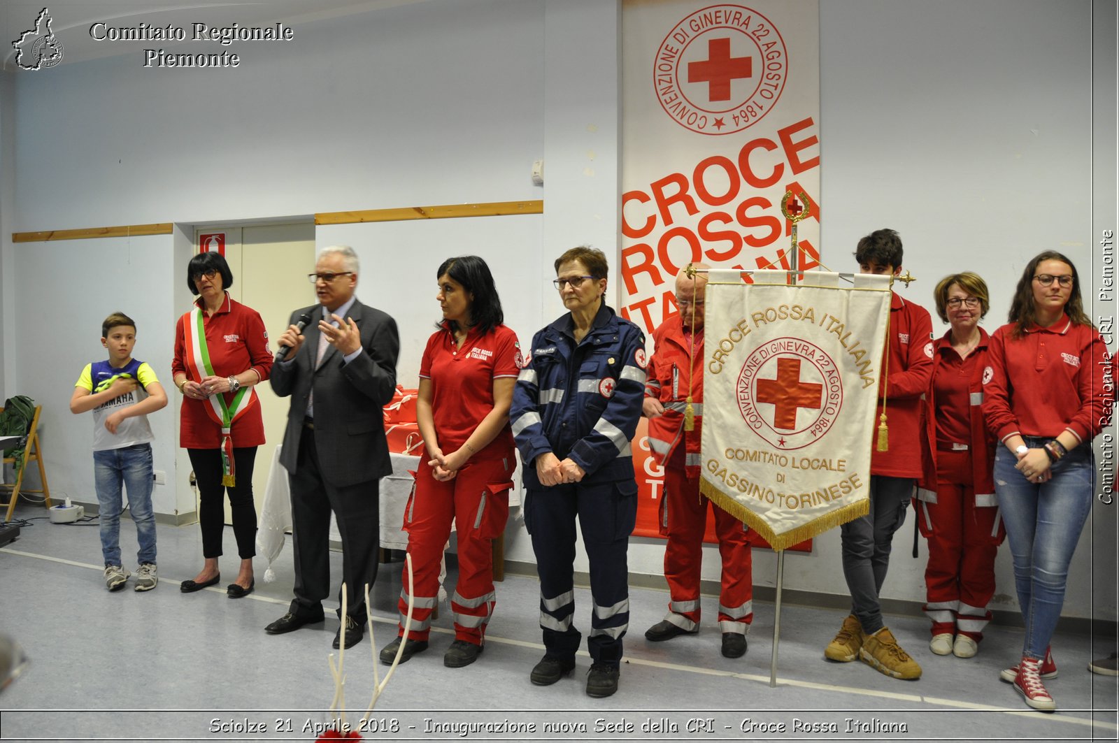 Sciolze 21 Aprile 2018 - Inaugurazione nuova Sede della CRI - Croce Rossa Italiana- Comitato Regionale del Piemonte