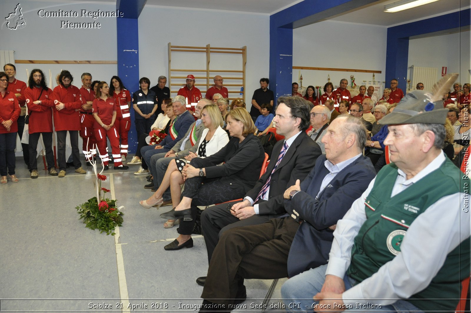 Sciolze 21 Aprile 2018 - Inaugurazione nuova Sede della CRI - Croce Rossa Italiana- Comitato Regionale del Piemonte