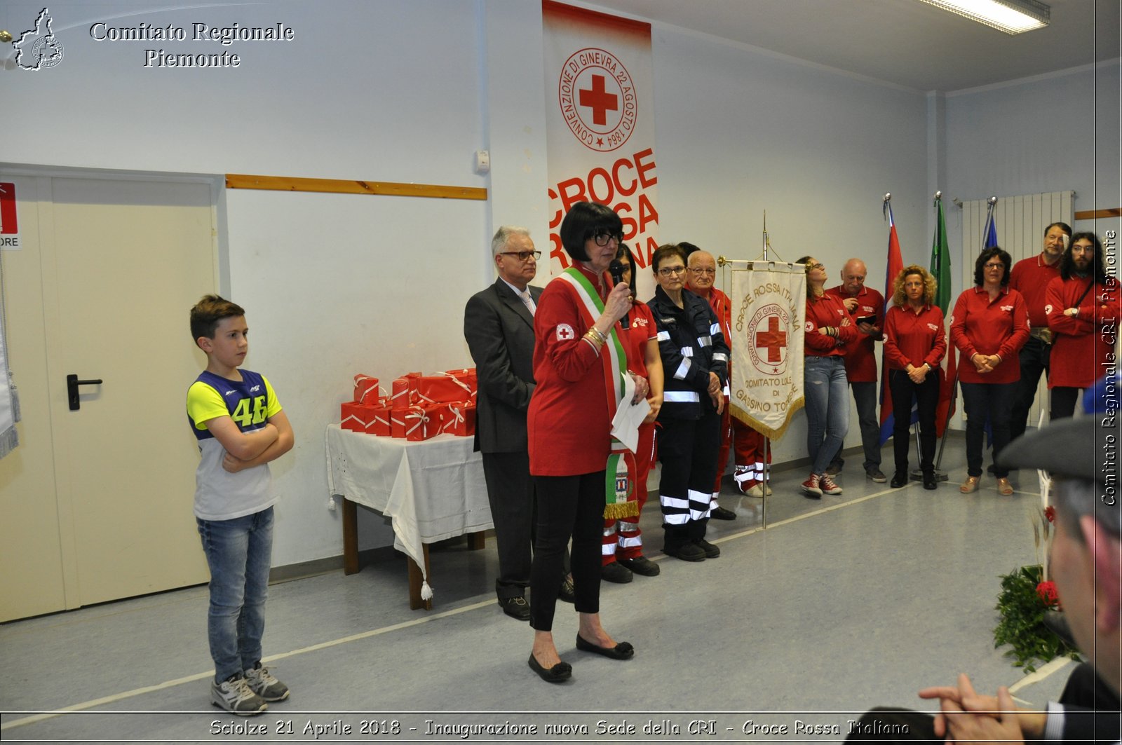 Sciolze 21 Aprile 2018 - Inaugurazione nuova Sede della CRI - Croce Rossa Italiana- Comitato Regionale del Piemonte