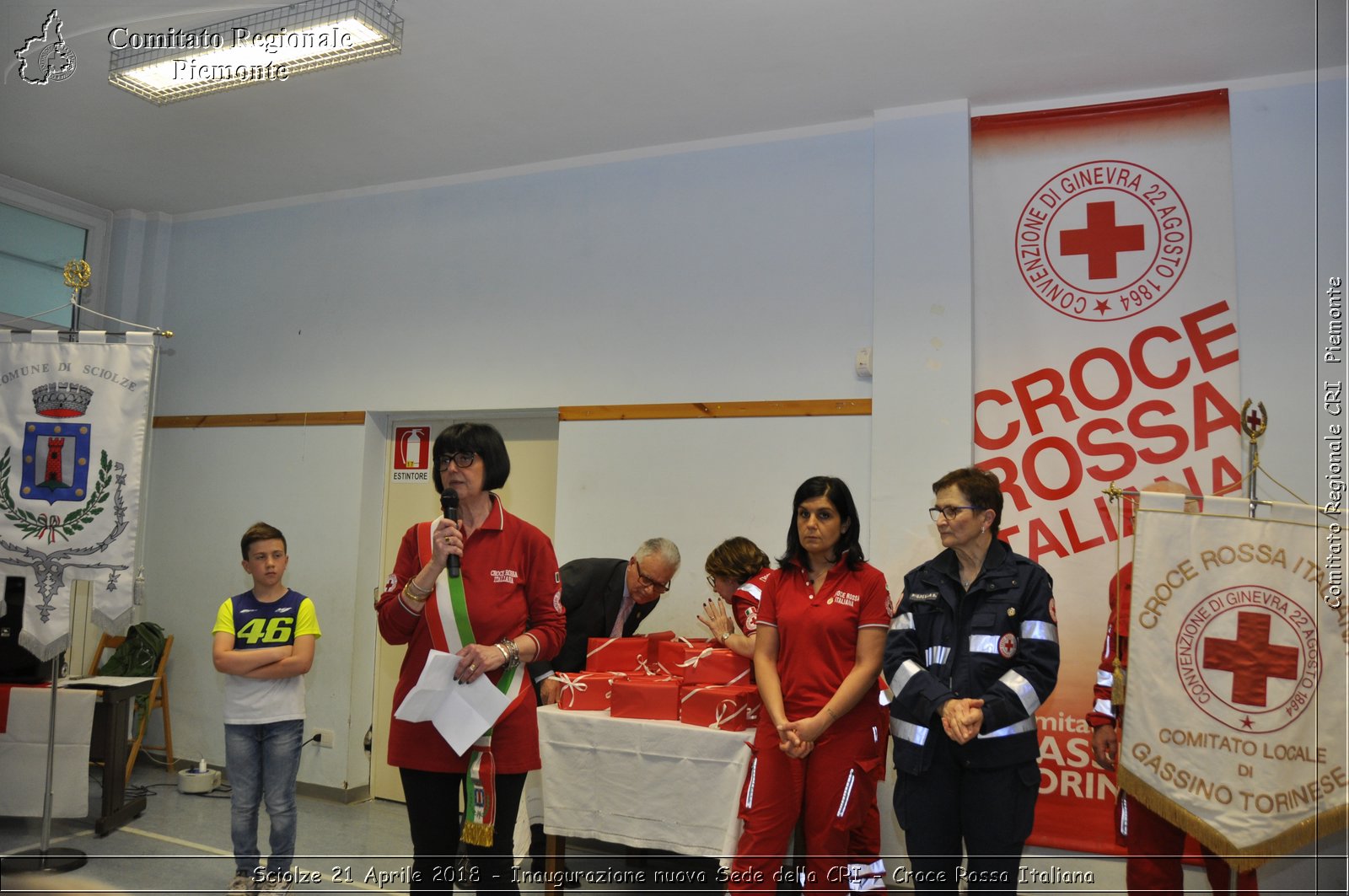 Sciolze 21 Aprile 2018 - Inaugurazione nuova Sede della CRI - Croce Rossa Italiana- Comitato Regionale del Piemonte