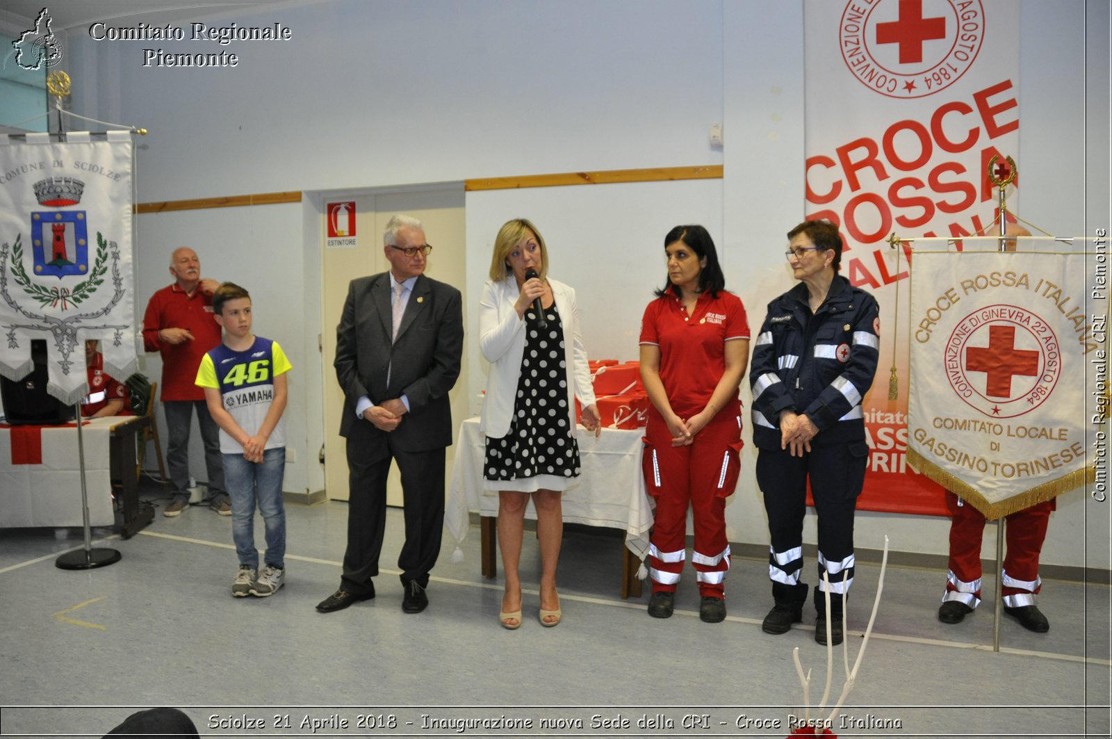 Sciolze 21 Aprile 2018 - Inaugurazione nuova Sede della CRI - Croce Rossa Italiana- Comitato Regionale del Piemonte