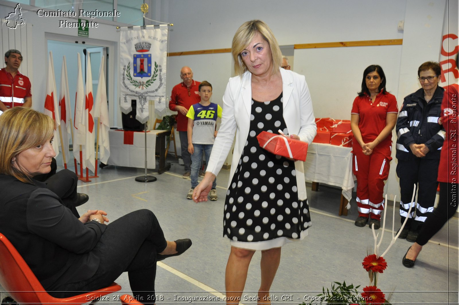 Sciolze 21 Aprile 2018 - Inaugurazione nuova Sede della CRI - Croce Rossa Italiana- Comitato Regionale del Piemonte