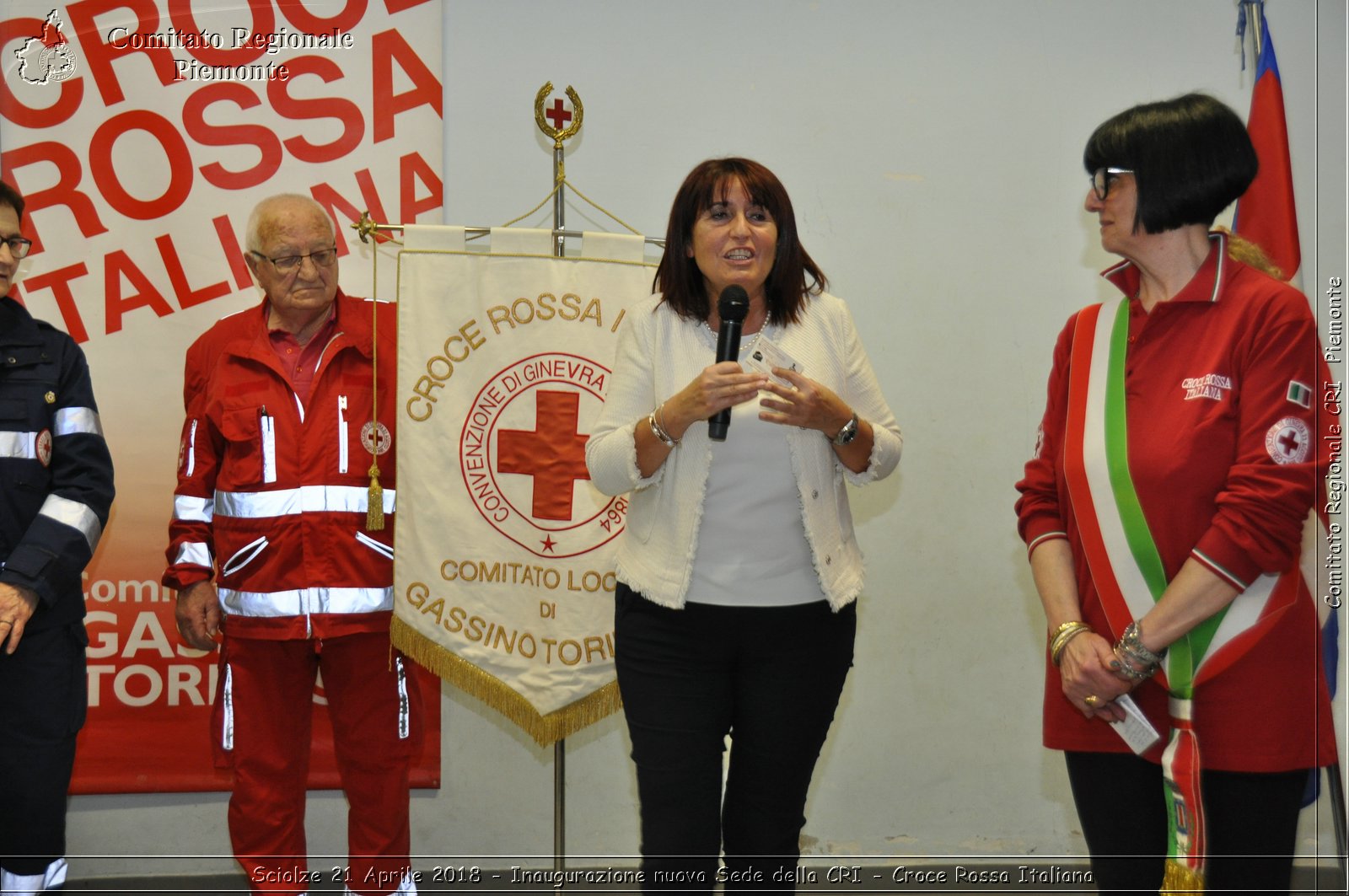 Sciolze 21 Aprile 2018 - Inaugurazione nuova Sede della CRI - Croce Rossa Italiana- Comitato Regionale del Piemonte