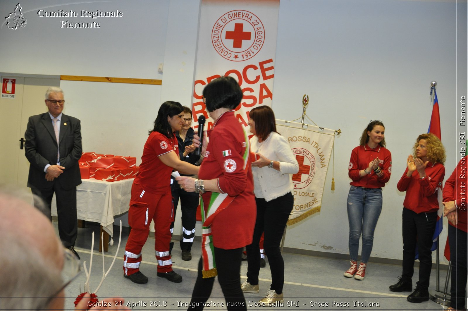 Sciolze 21 Aprile 2018 - Inaugurazione nuova Sede della CRI - Croce Rossa Italiana- Comitato Regionale del Piemonte