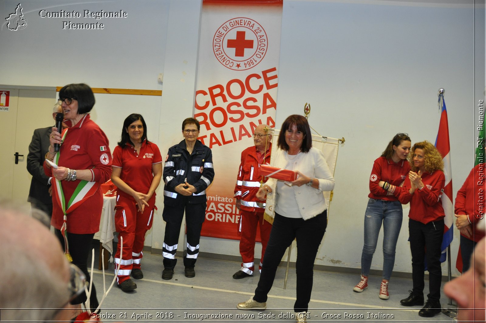 Sciolze 21 Aprile 2018 - Inaugurazione nuova Sede della CRI - Croce Rossa Italiana- Comitato Regionale del Piemonte