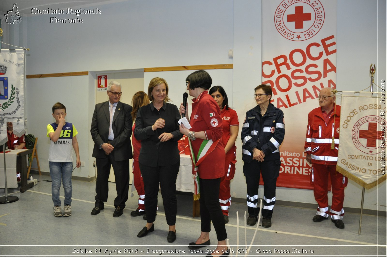 Sciolze 21 Aprile 2018 - Inaugurazione nuova Sede della CRI - Croce Rossa Italiana- Comitato Regionale del Piemonte