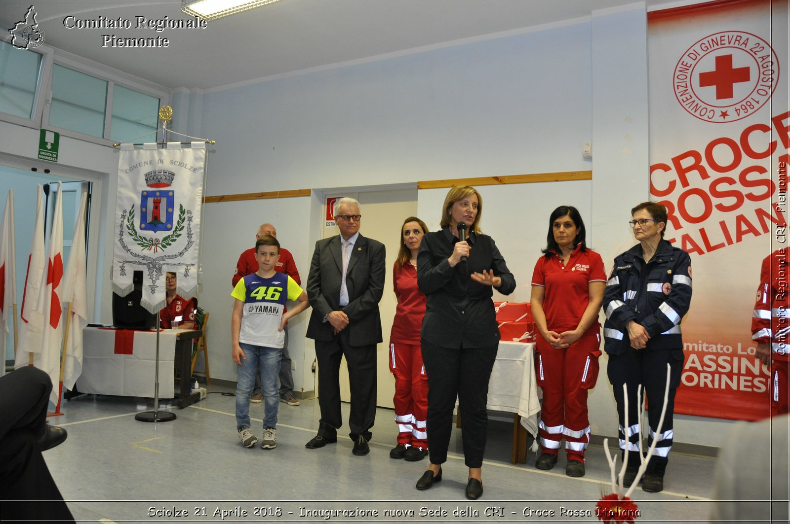 Sciolze 21 Aprile 2018 - Inaugurazione nuova Sede della CRI - Croce Rossa Italiana- Comitato Regionale del Piemonte