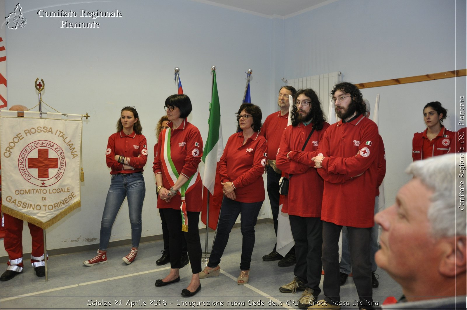 Sciolze 21 Aprile 2018 - Inaugurazione nuova Sede della CRI - Croce Rossa Italiana- Comitato Regionale del Piemonte