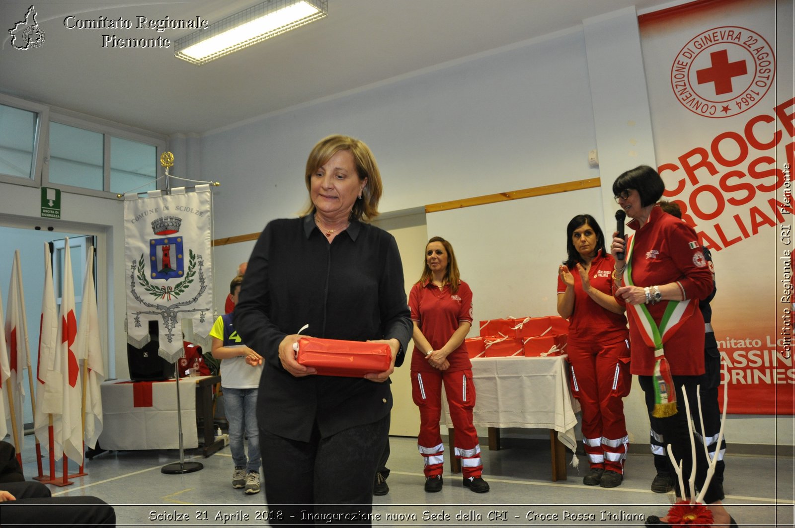 Sciolze 21 Aprile 2018 - Inaugurazione nuova Sede della CRI - Croce Rossa Italiana- Comitato Regionale del Piemonte