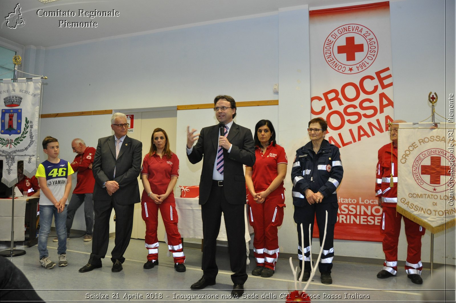 Sciolze 21 Aprile 2018 - Inaugurazione nuova Sede della CRI - Croce Rossa Italiana- Comitato Regionale del Piemonte