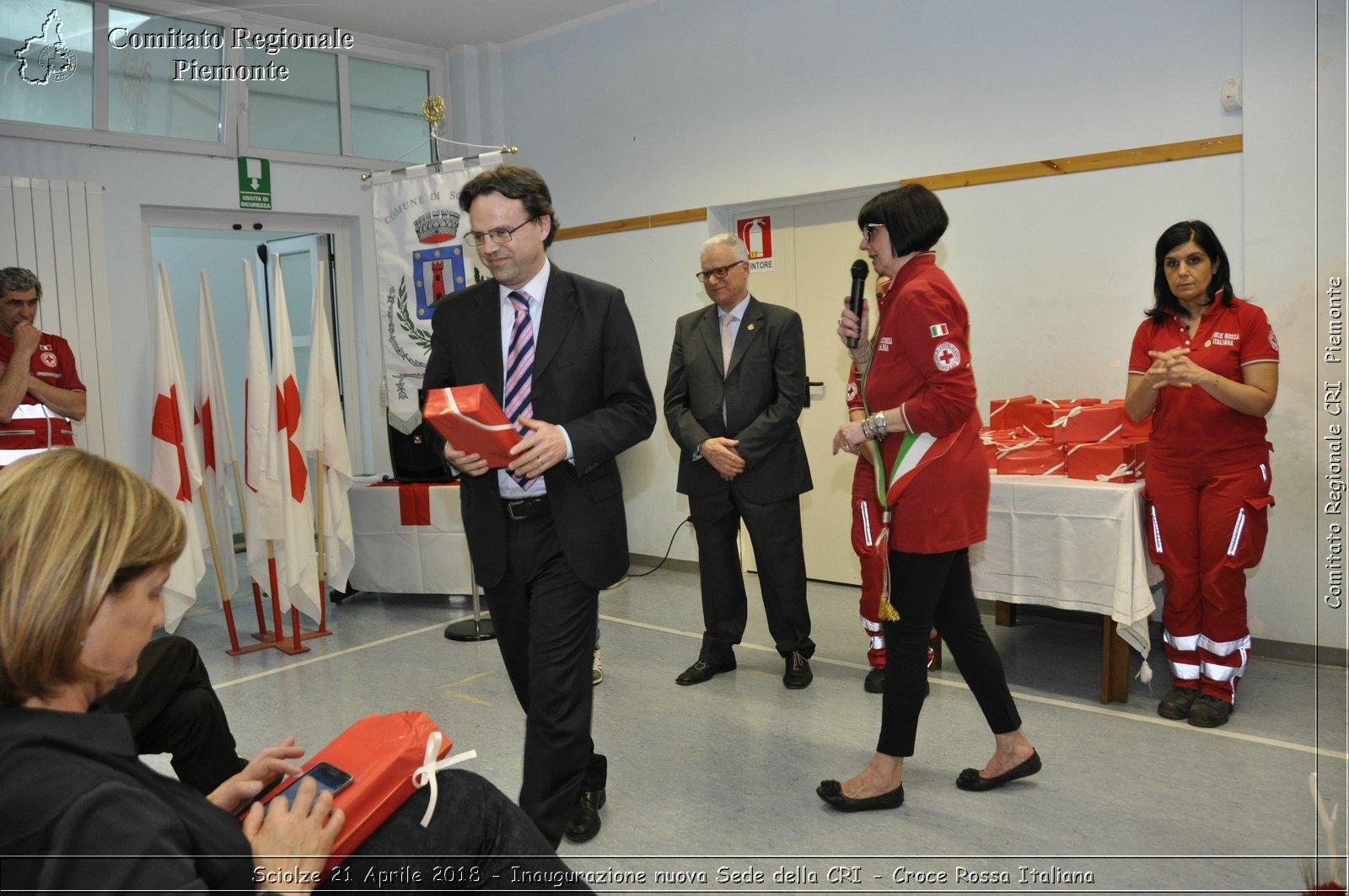 Sciolze 21 Aprile 2018 - Inaugurazione nuova Sede della CRI - Croce Rossa Italiana- Comitato Regionale del Piemonte