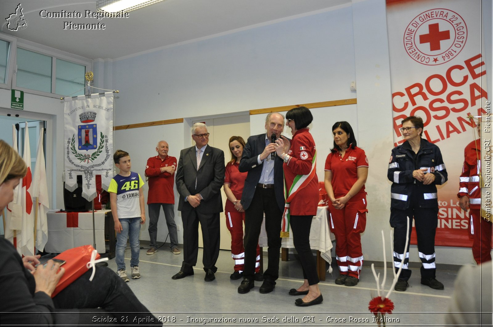 Sciolze 21 Aprile 2018 - Inaugurazione nuova Sede della CRI - Croce Rossa Italiana- Comitato Regionale del Piemonte