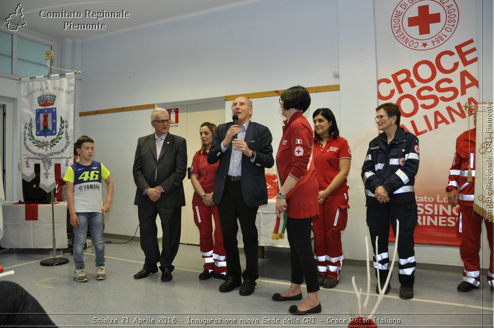 Sciolze 21 Aprile 2018 - Inaugurazione nuova Sede della CRI - Croce Rossa Italiana- Comitato Regionale del Piemonte