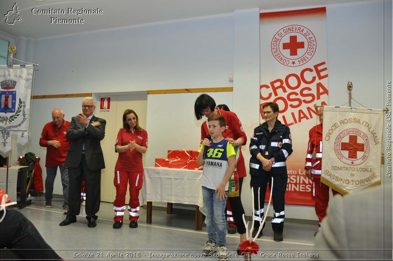 Sciolze 21 Aprile 2018 - Inaugurazione nuova Sede della CRI - Croce Rossa Italiana- Comitato Regionale del Piemonte