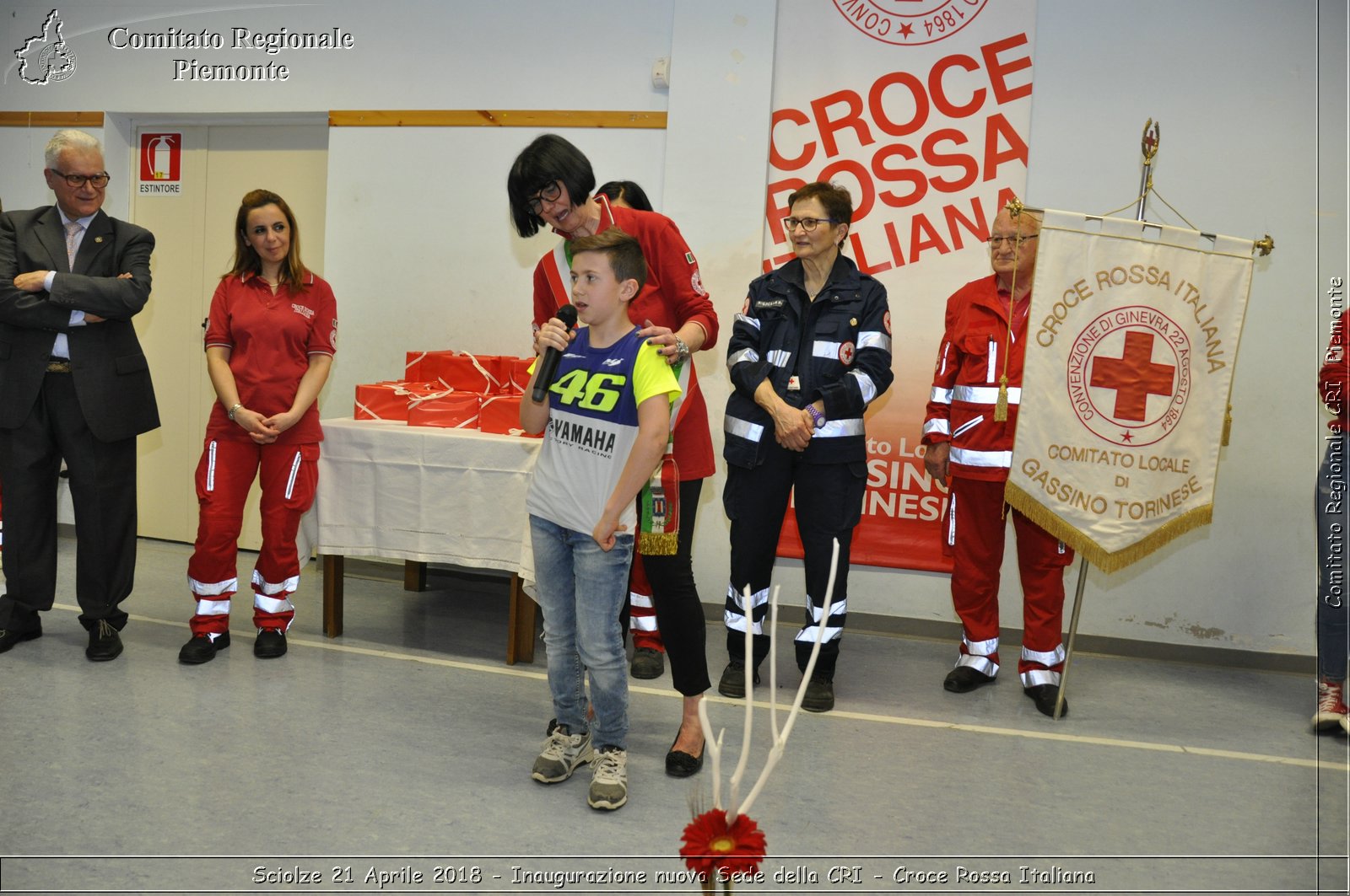 Sciolze 21 Aprile 2018 - Inaugurazione nuova Sede della CRI - Croce Rossa Italiana- Comitato Regionale del Piemonte