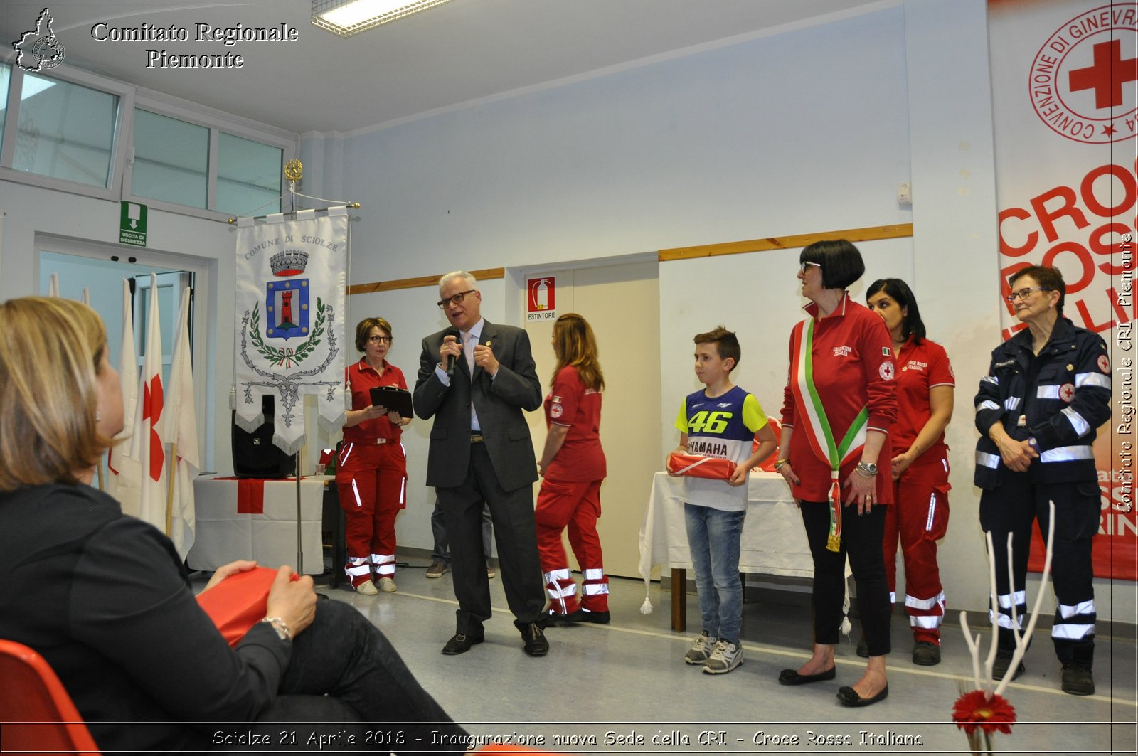 Sciolze 21 Aprile 2018 - Inaugurazione nuova Sede della CRI - Croce Rossa Italiana- Comitato Regionale del Piemonte