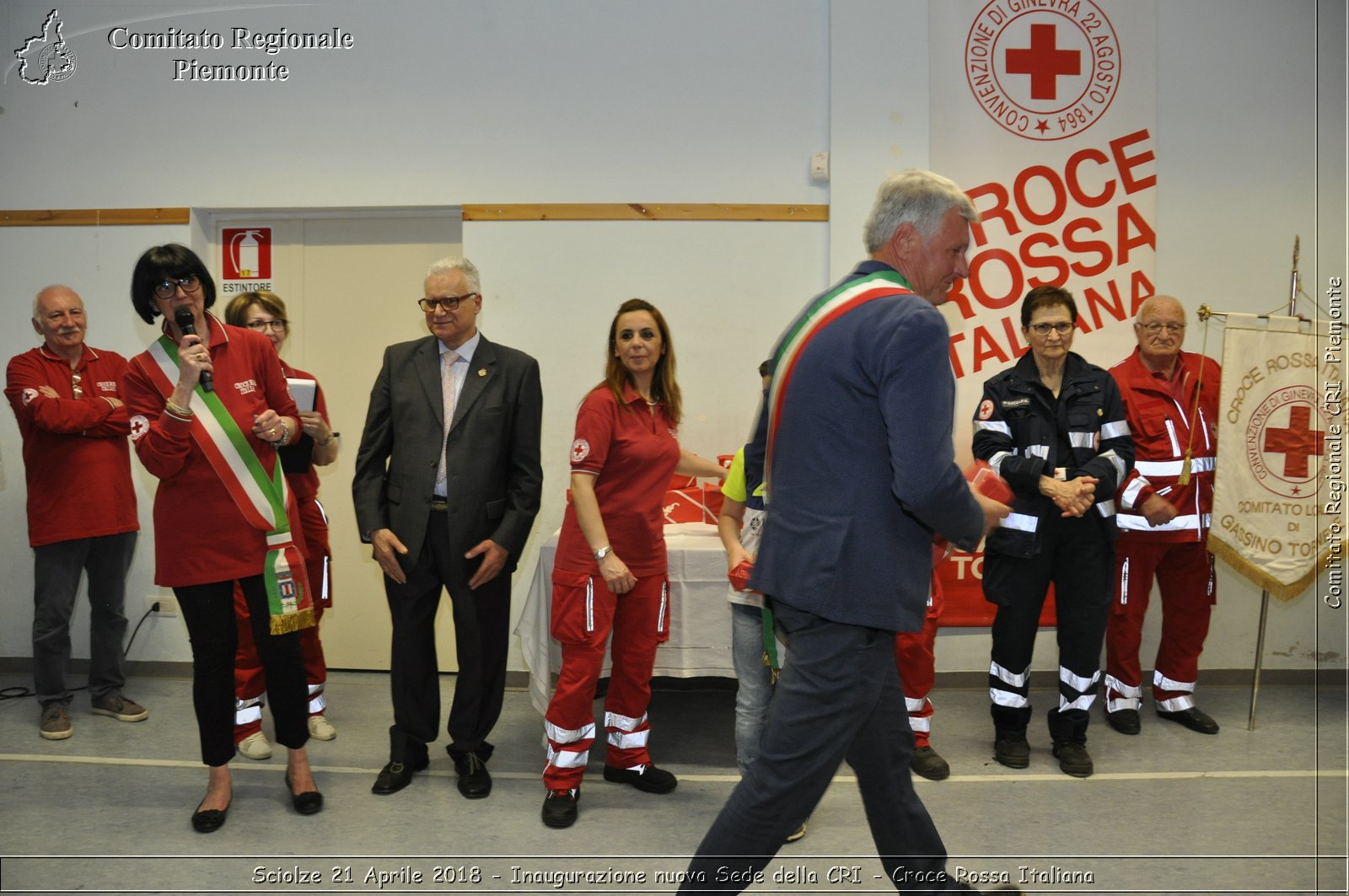 Sciolze 21 Aprile 2018 - Inaugurazione nuova Sede della CRI - Croce Rossa Italiana- Comitato Regionale del Piemonte