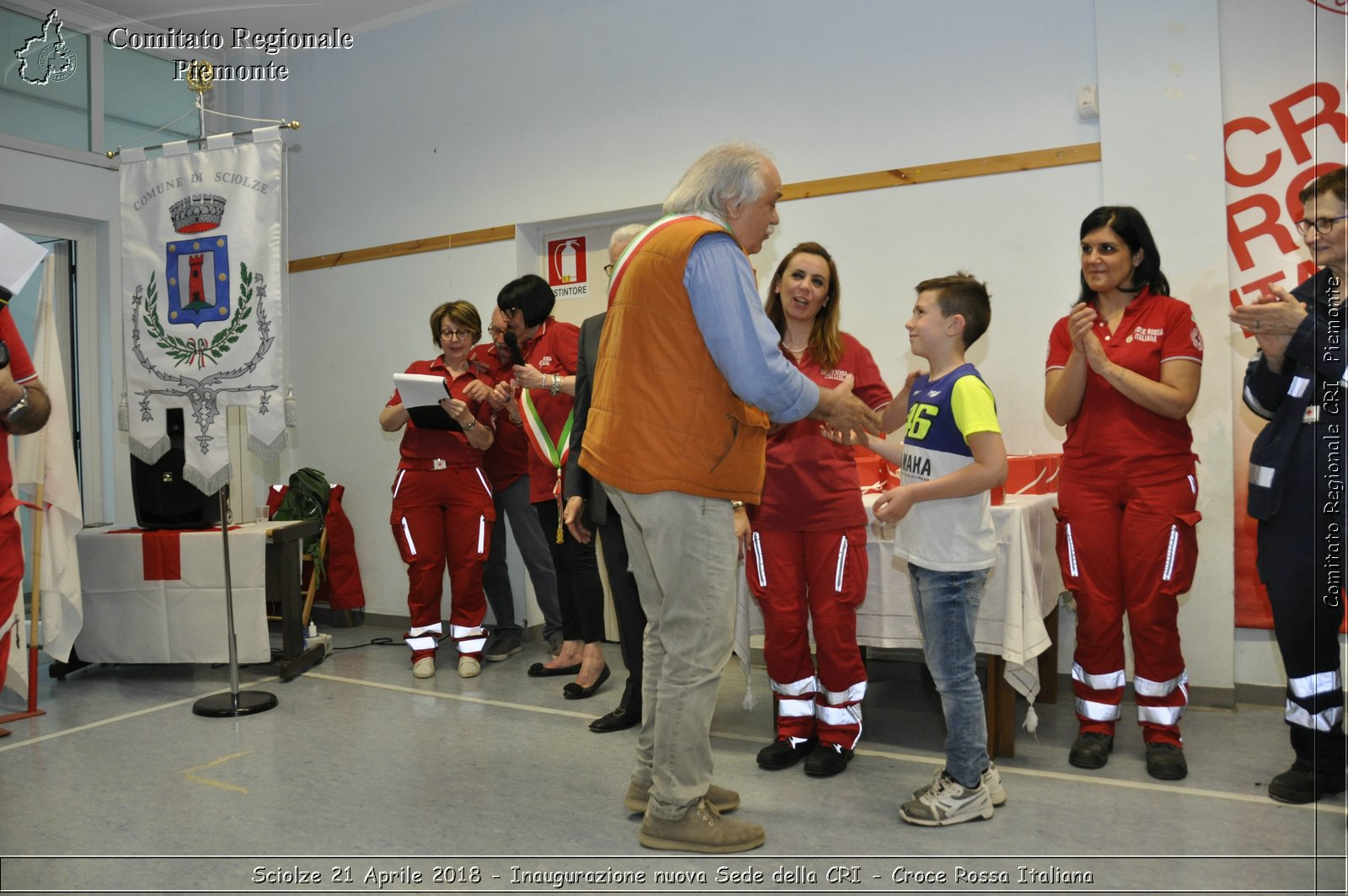 Sciolze 21 Aprile 2018 - Inaugurazione nuova Sede della CRI - Croce Rossa Italiana- Comitato Regionale del Piemonte