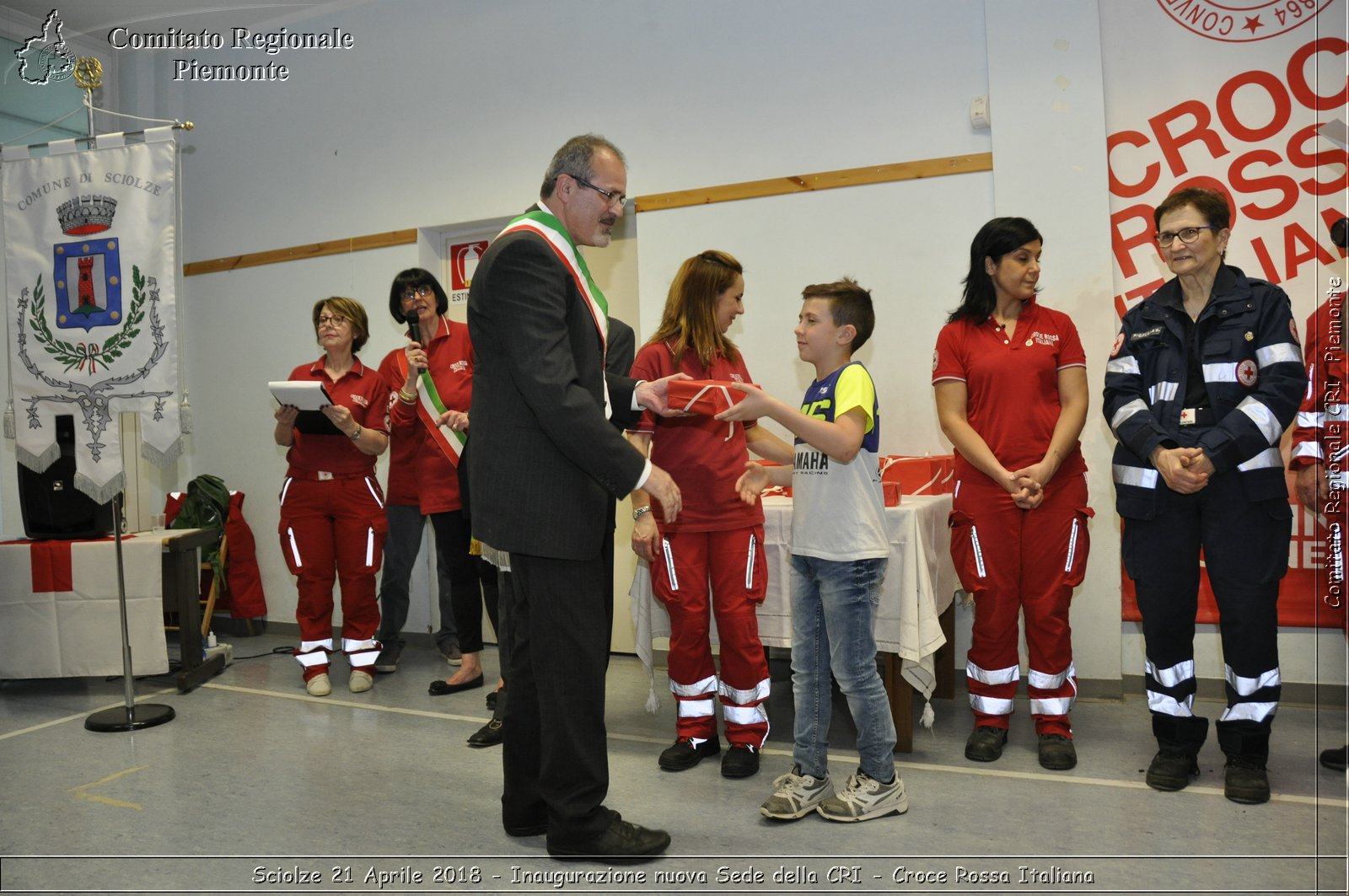 Sciolze 21 Aprile 2018 - Inaugurazione nuova Sede della CRI - Croce Rossa Italiana- Comitato Regionale del Piemonte