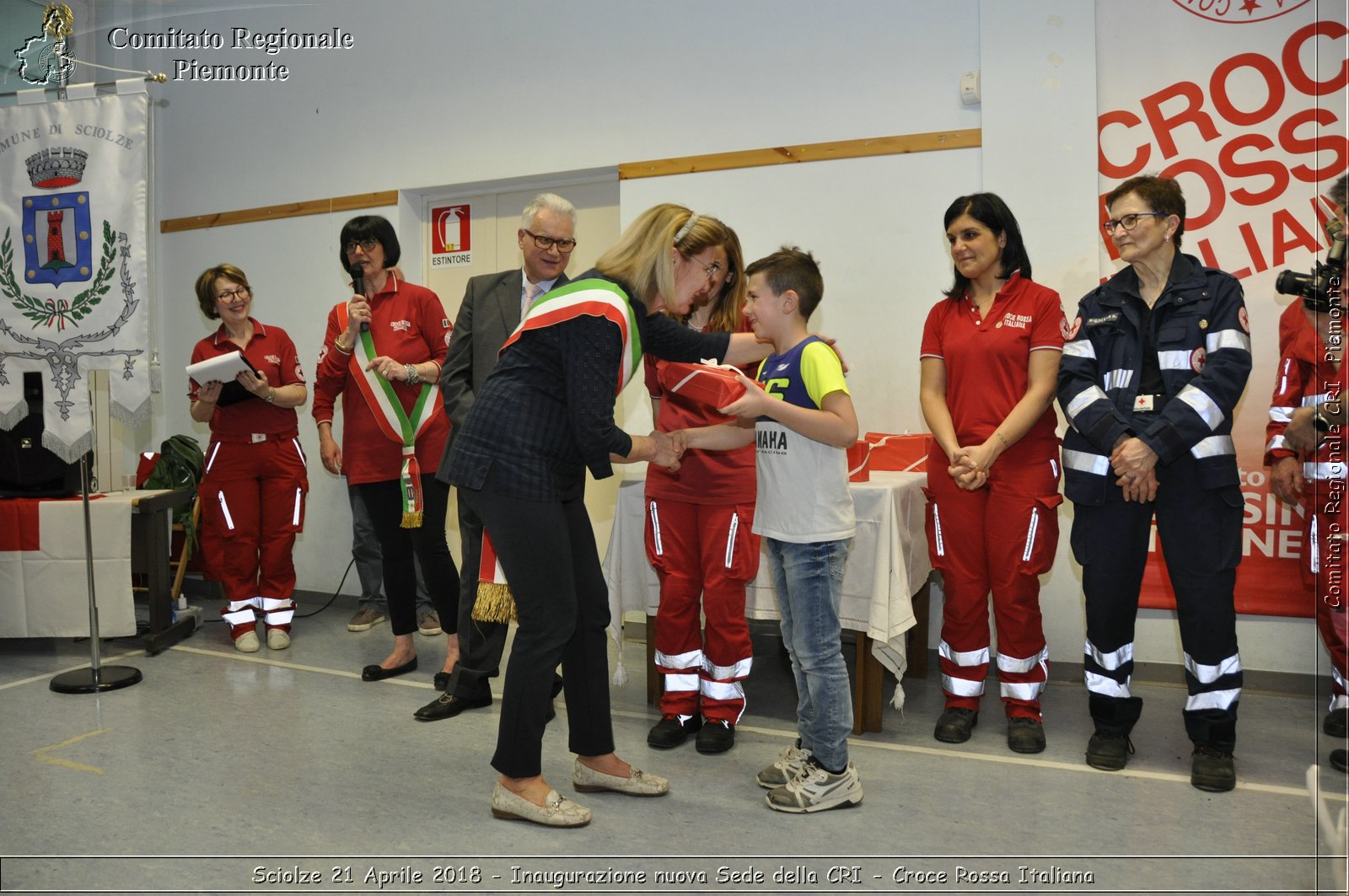 Sciolze 21 Aprile 2018 - Inaugurazione nuova Sede della CRI - Croce Rossa Italiana- Comitato Regionale del Piemonte