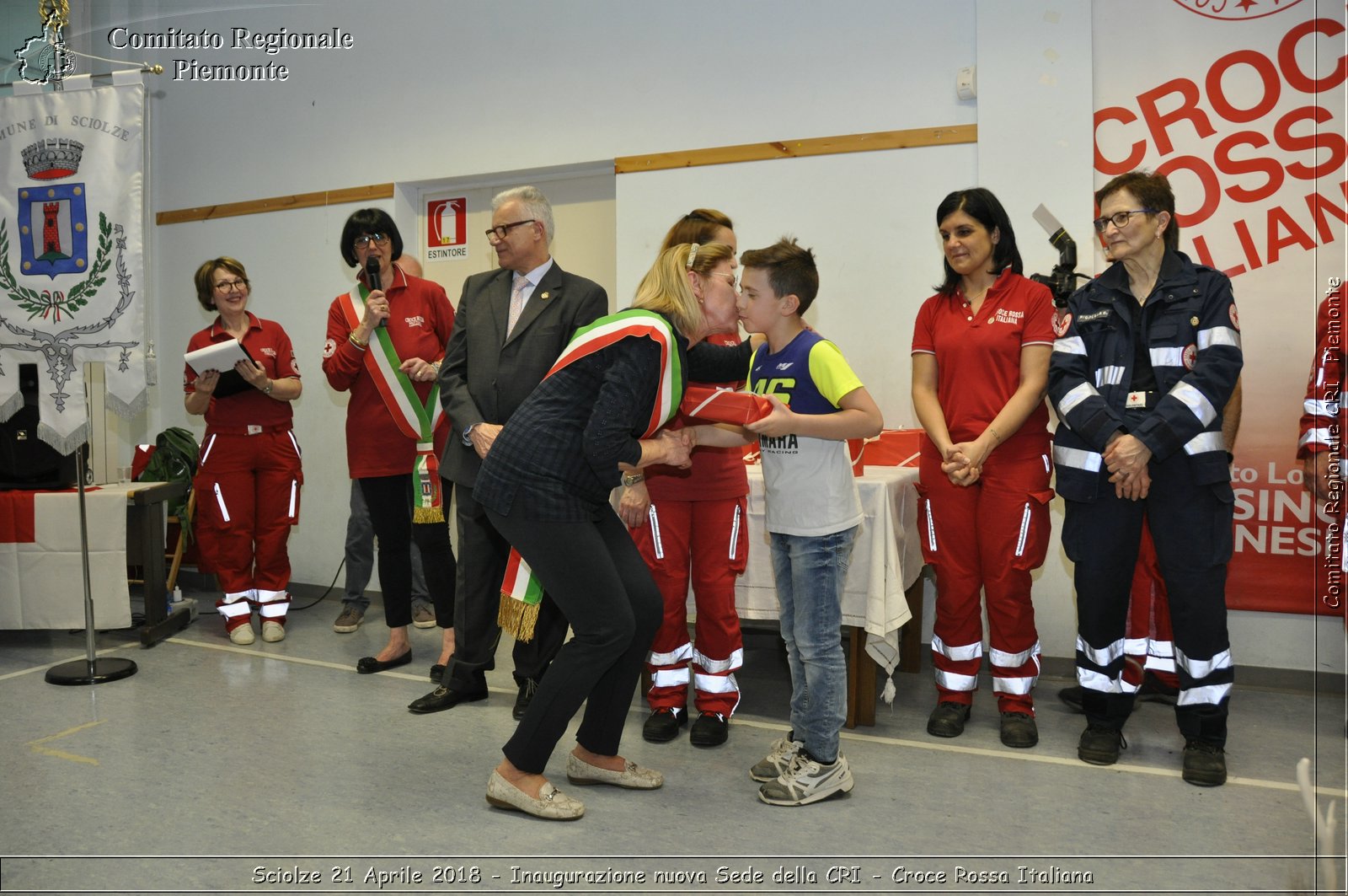 Sciolze 21 Aprile 2018 - Inaugurazione nuova Sede della CRI - Croce Rossa Italiana- Comitato Regionale del Piemonte