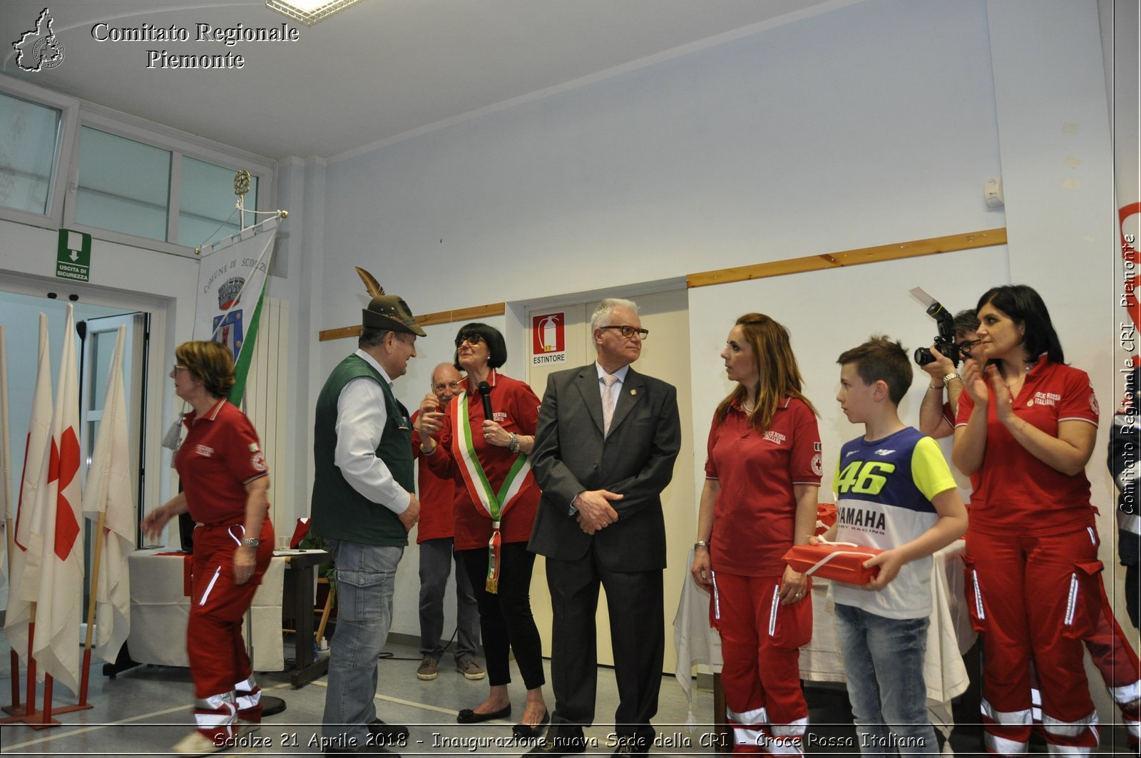 Sciolze 21 Aprile 2018 - Inaugurazione nuova Sede della CRI - Croce Rossa Italiana- Comitato Regionale del Piemonte