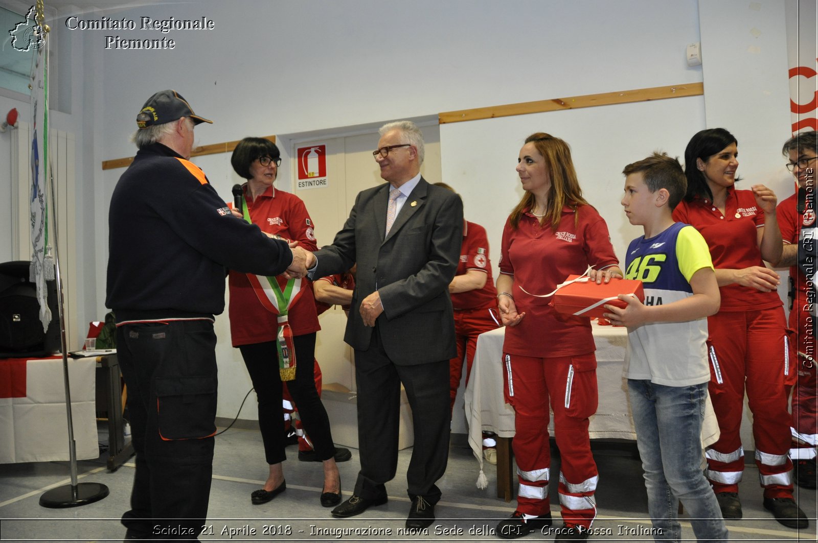 Sciolze 21 Aprile 2018 - Inaugurazione nuova Sede della CRI - Croce Rossa Italiana- Comitato Regionale del Piemonte