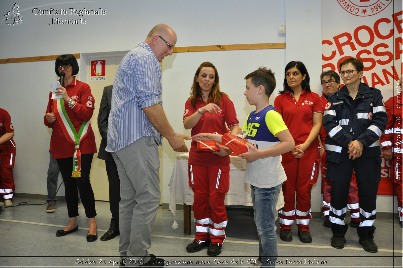 Sciolze 21 Aprile 2018 - Inaugurazione nuova Sede della CRI - Croce Rossa Italiana- Comitato Regionale del Piemonte