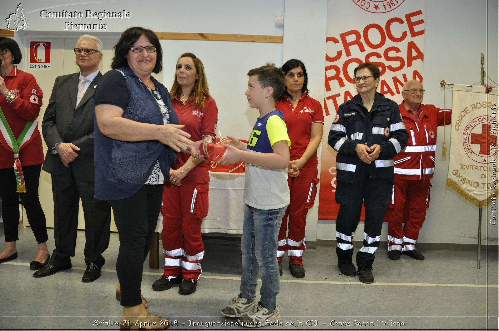 Sciolze 21 Aprile 2018 - Inaugurazione nuova Sede della CRI - Croce Rossa Italiana- Comitato Regionale del Piemonte