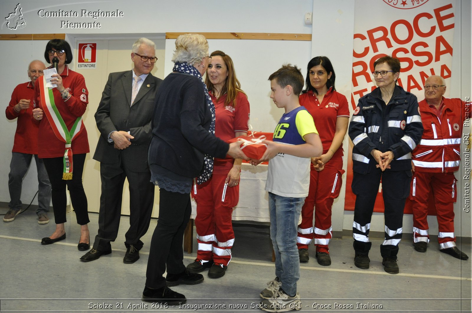 Sciolze 21 Aprile 2018 - Inaugurazione nuova Sede della CRI - Croce Rossa Italiana- Comitato Regionale del Piemonte