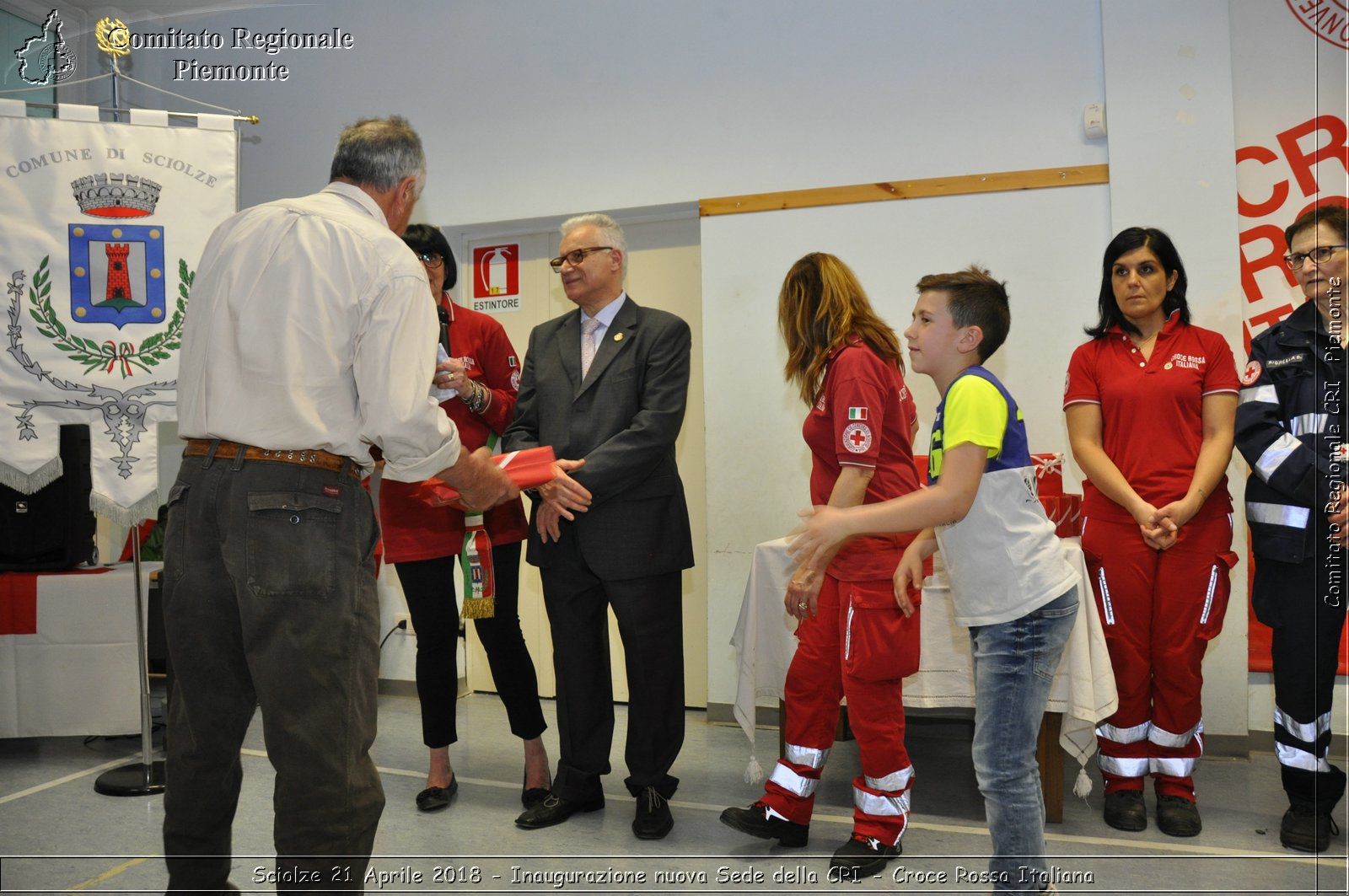 Sciolze 21 Aprile 2018 - Inaugurazione nuova Sede della CRI - Croce Rossa Italiana- Comitato Regionale del Piemonte