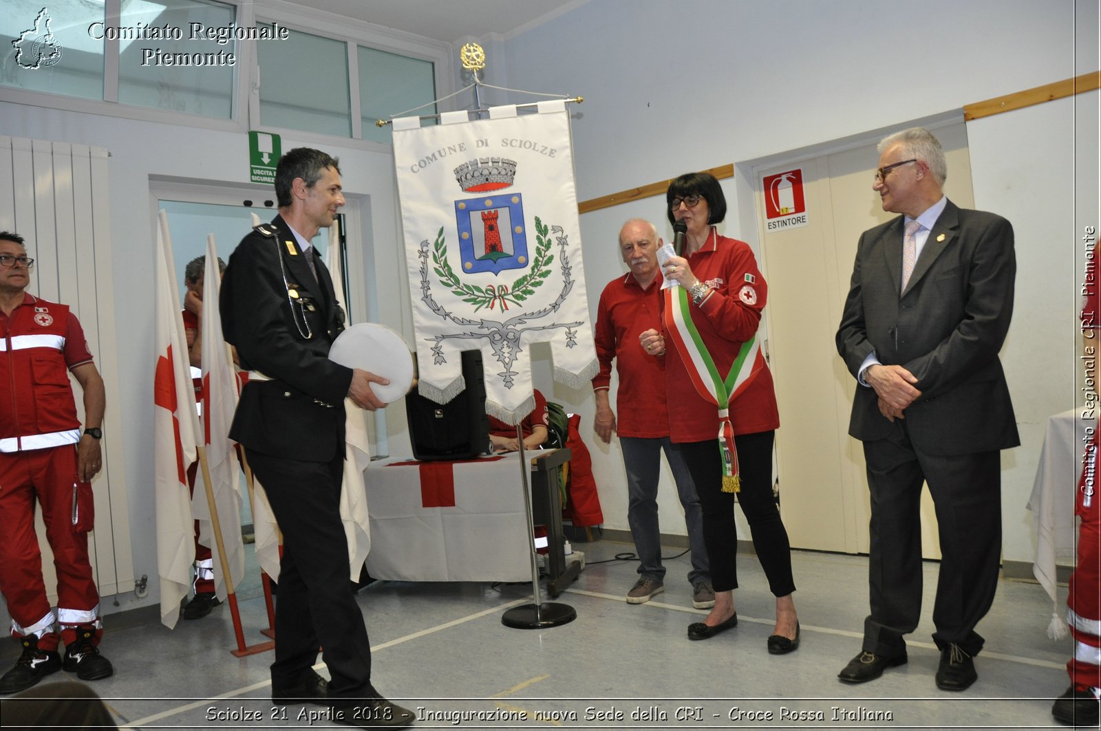 Sciolze 21 Aprile 2018 - Inaugurazione nuova Sede della CRI - Croce Rossa Italiana- Comitato Regionale del Piemonte