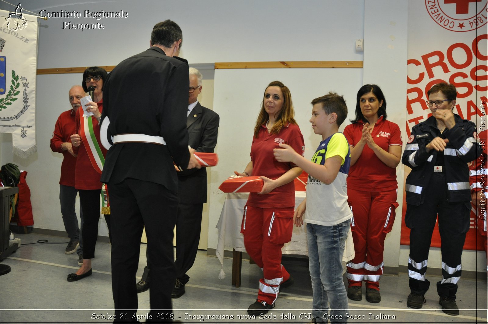 Sciolze 21 Aprile 2018 - Inaugurazione nuova Sede della CRI - Croce Rossa Italiana- Comitato Regionale del Piemonte