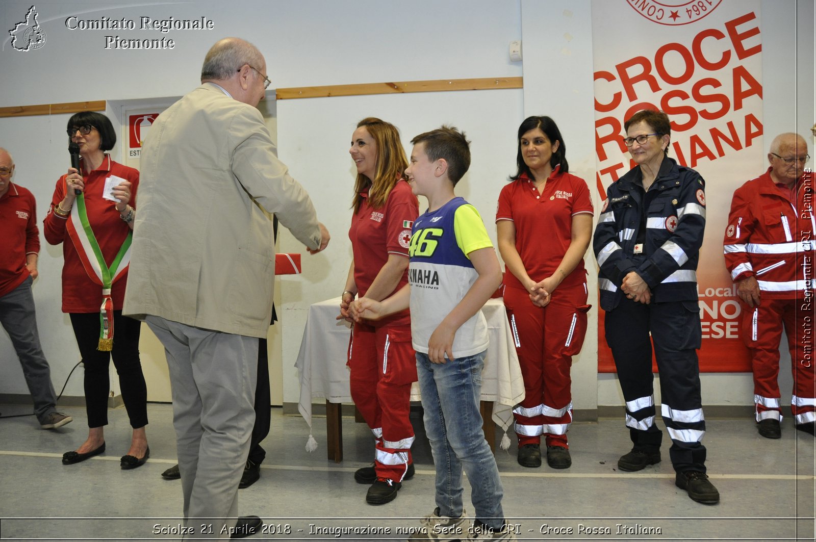 Sciolze 21 Aprile 2018 - Inaugurazione nuova Sede della CRI - Croce Rossa Italiana- Comitato Regionale del Piemonte