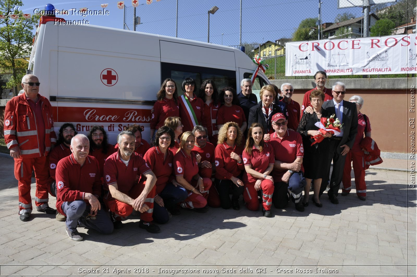 Sciolze 21 Aprile 2018 - Inaugurazione nuova Sede della CRI - Croce Rossa Italiana- Comitato Regionale del Piemonte