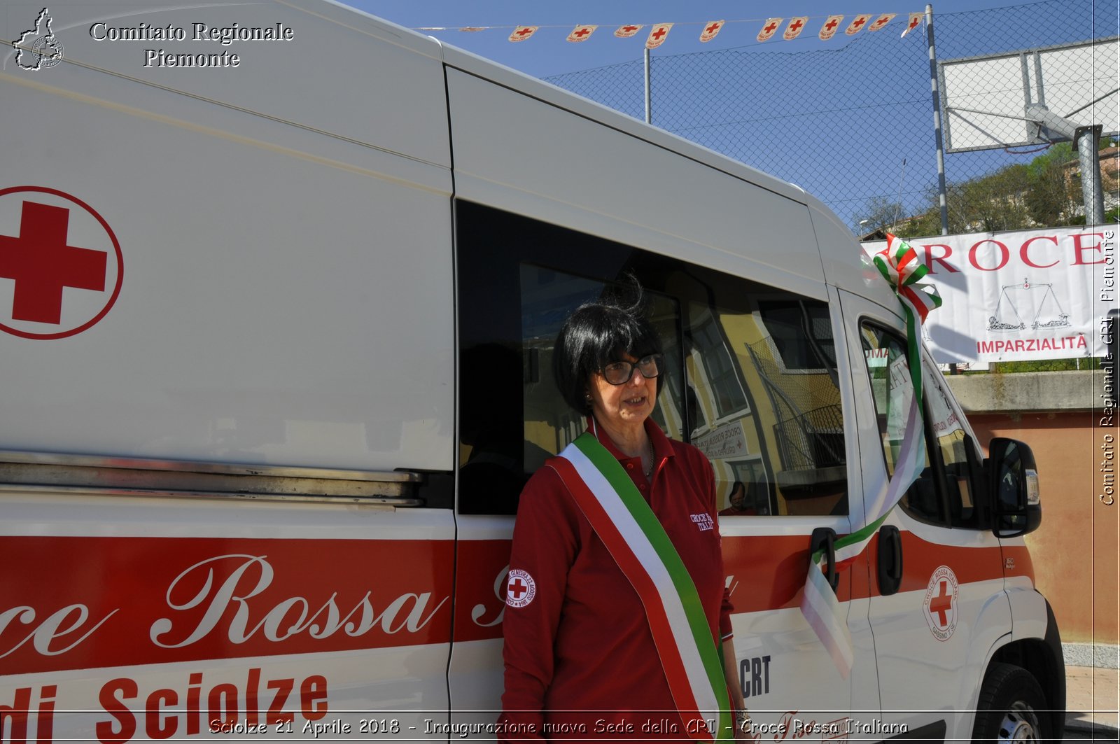 Sciolze 21 Aprile 2018 - Inaugurazione nuova Sede della CRI - Croce Rossa Italiana- Comitato Regionale del Piemonte