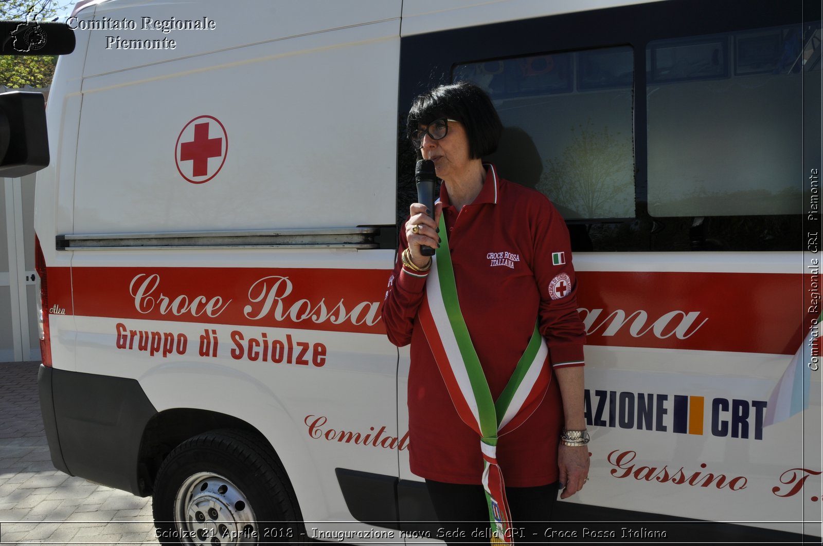 Sciolze 21 Aprile 2018 - Inaugurazione nuova Sede della CRI - Croce Rossa Italiana- Comitato Regionale del Piemonte