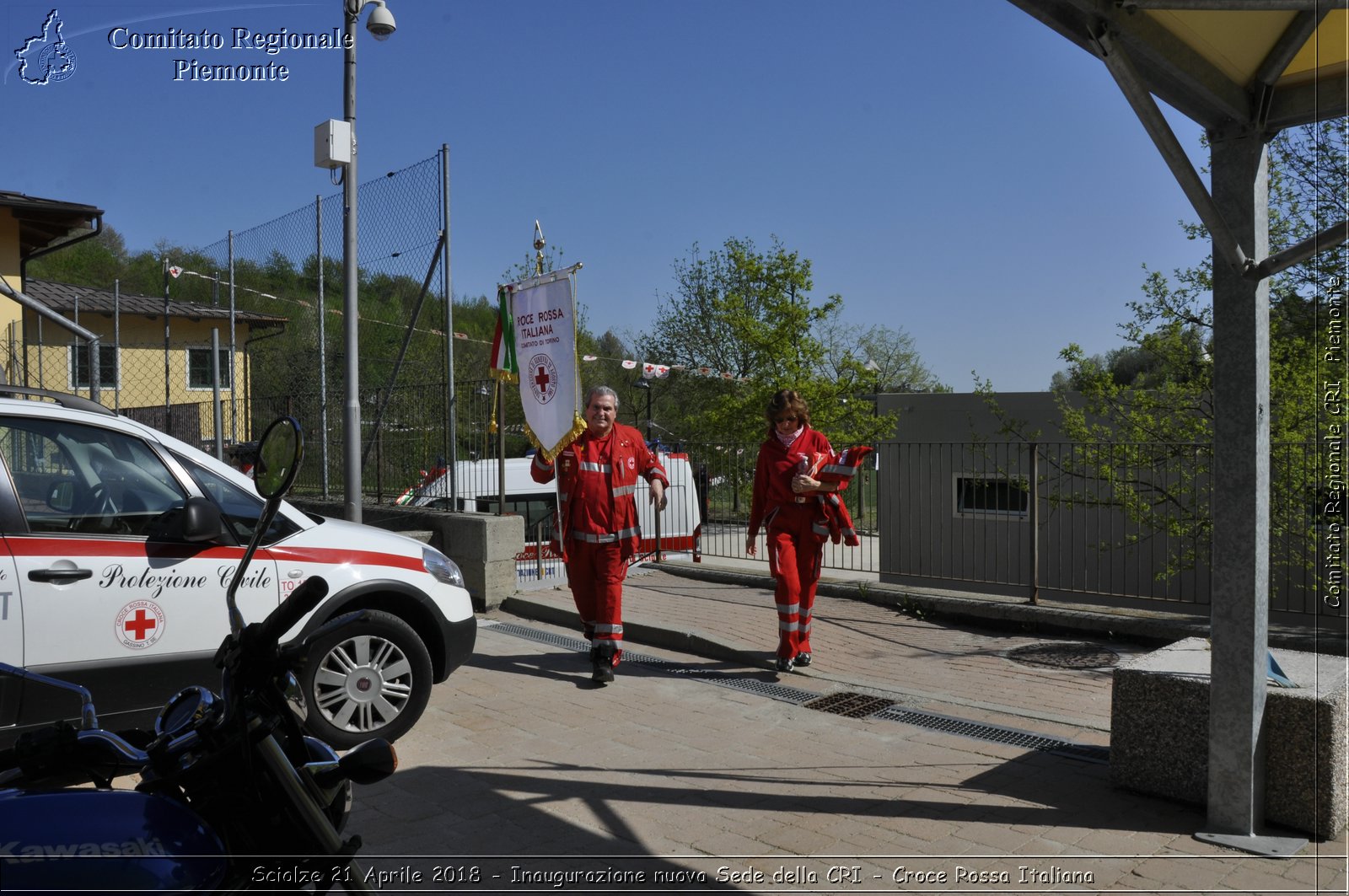 Sciolze 21 Aprile 2018 - Inaugurazione nuova Sede della CRI - Croce Rossa Italiana- Comitato Regionale del Piemonte