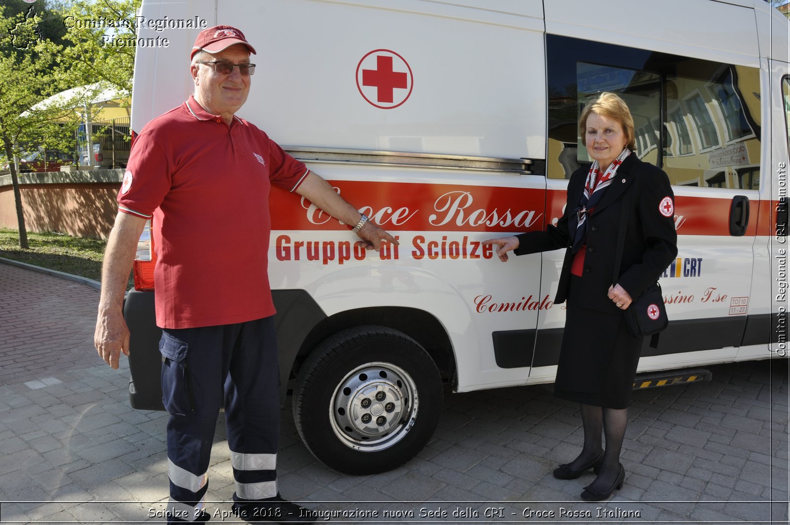 Sciolze 21 Aprile 2018 - Inaugurazione nuova Sede della CRI - Croce Rossa Italiana- Comitato Regionale del Piemonte